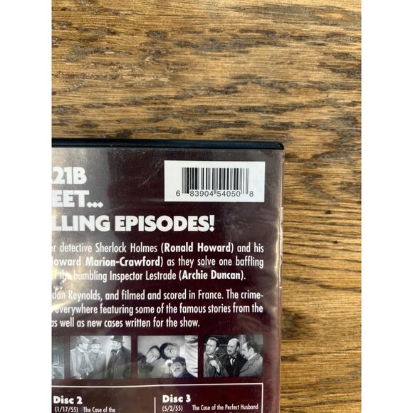 Sherlock Holmes The Complete Series 39 Classic Episodes TV Guide DVD Pre-Owned - Picture 3 of 4